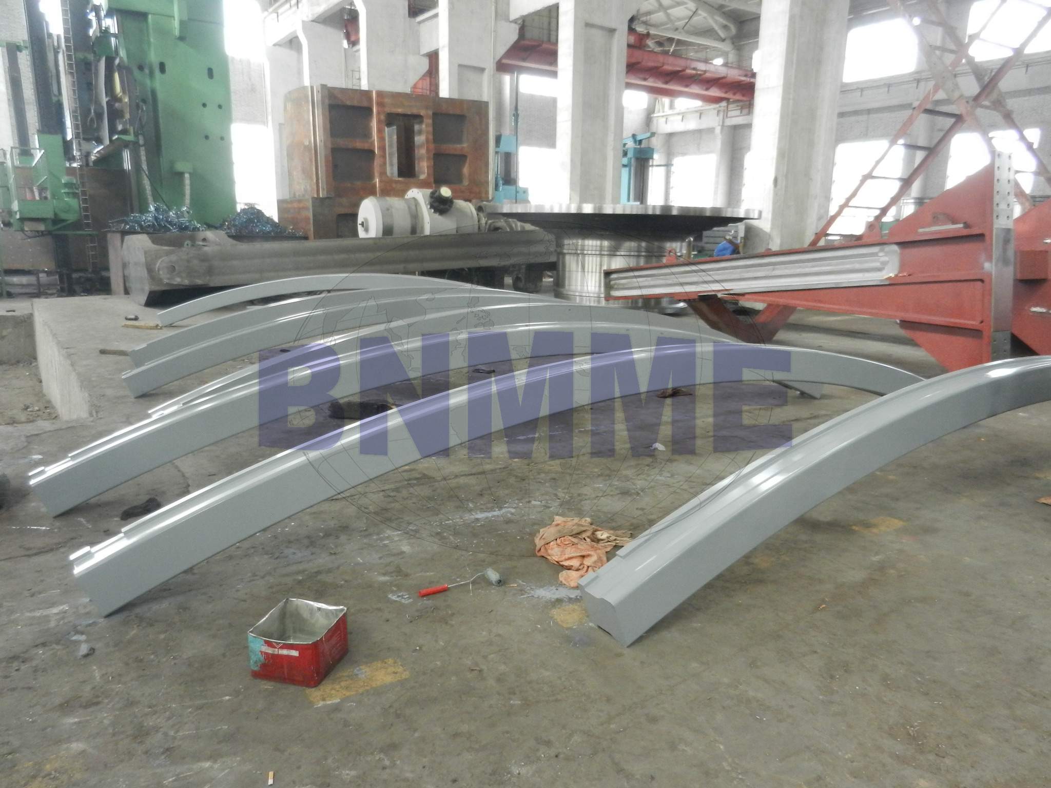 Ring rail of operation device for heavy mining equipment