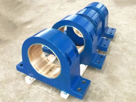 bearing block for continous casting