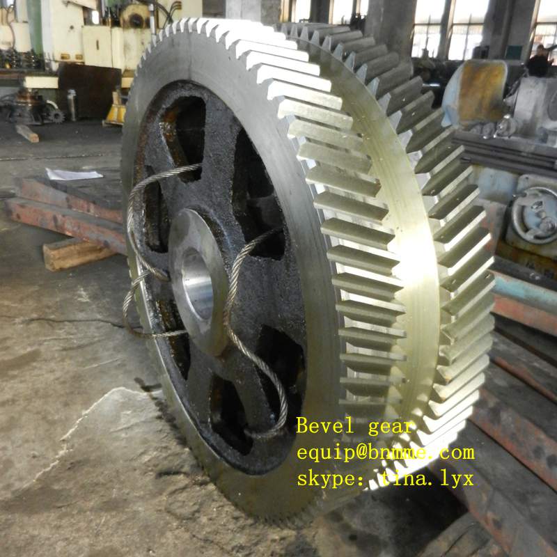 bevel gear of the key part of transmission device for mining, metallurgy,cement and heavy machienry